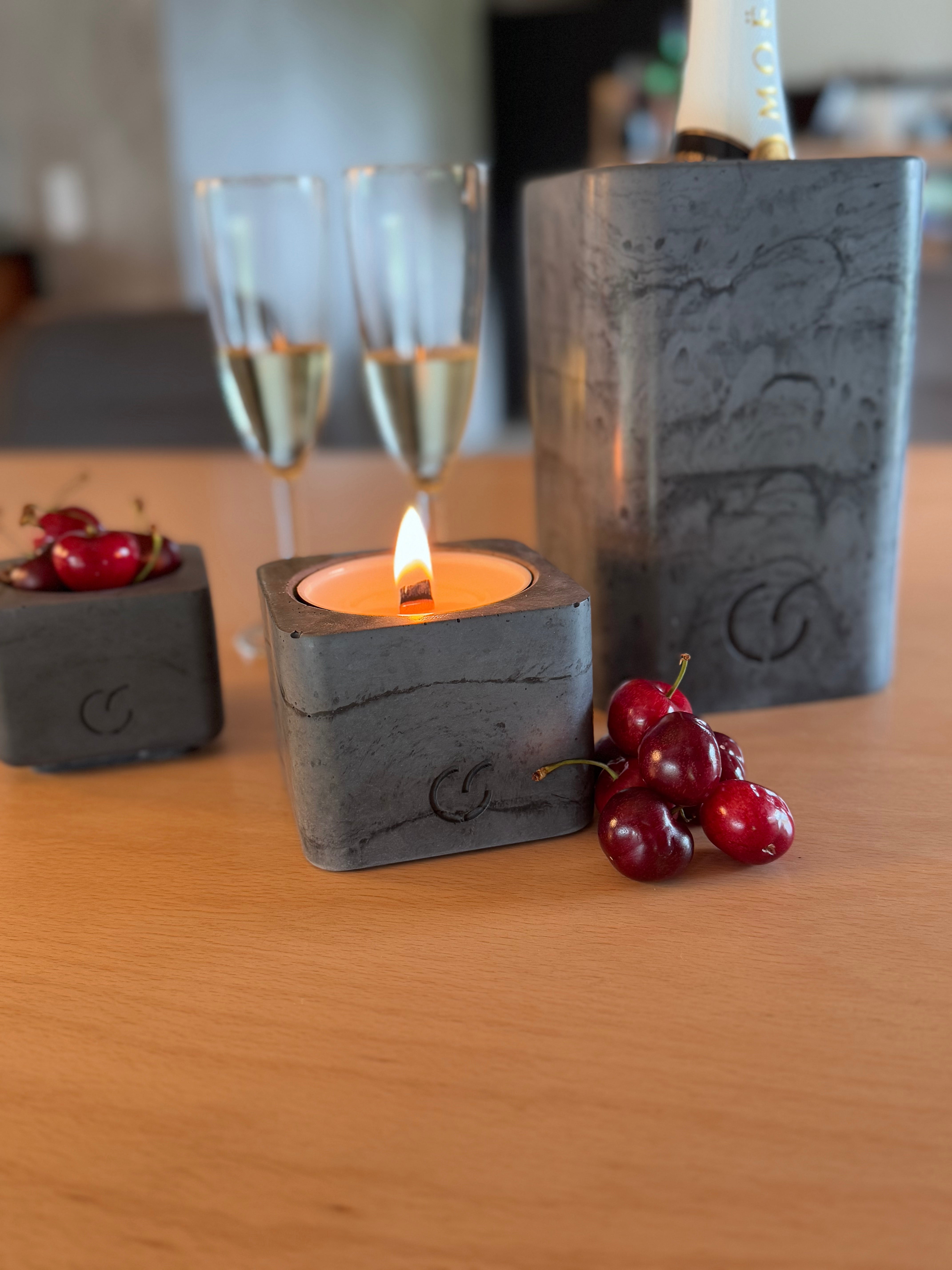 Nachhaltige Duftkerze mit Holzdocht Geschenkidee