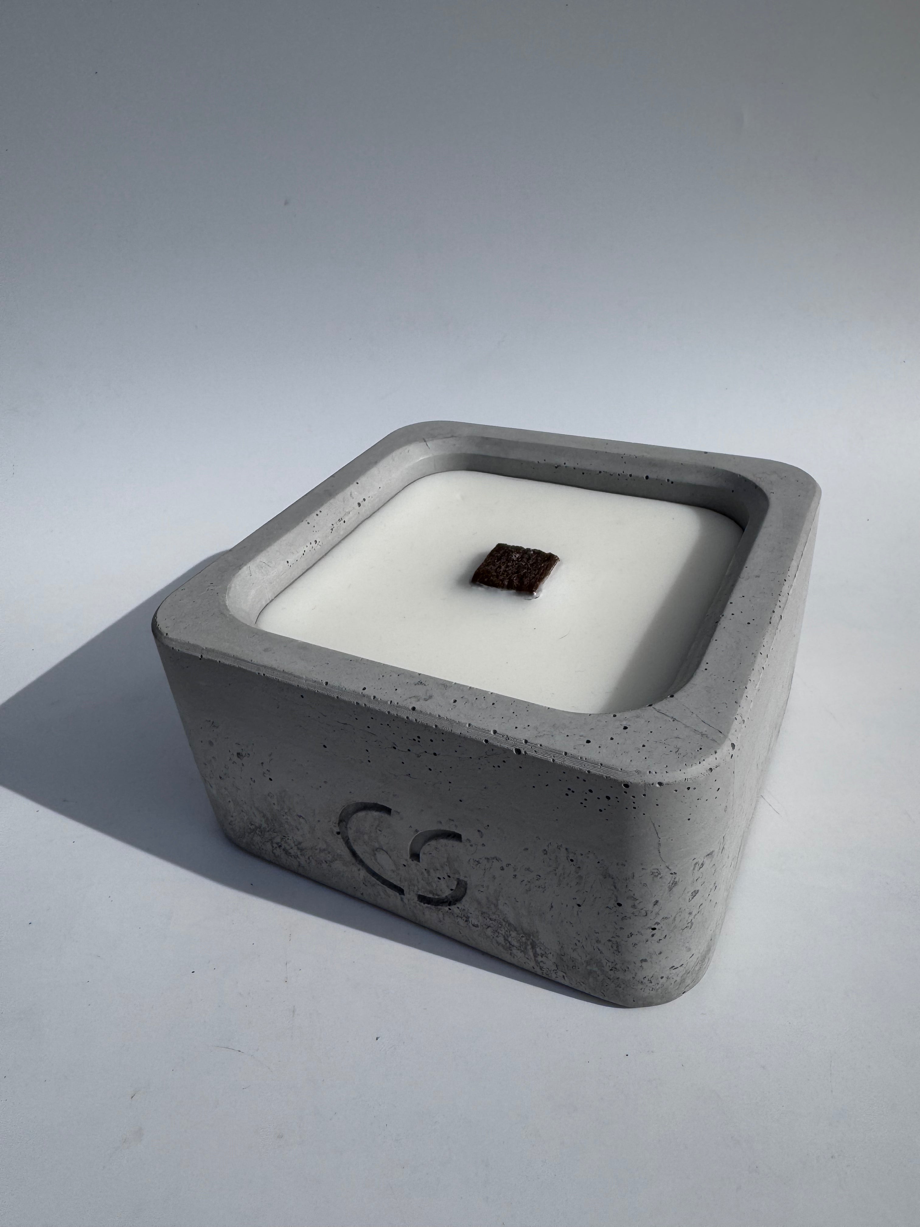 Beton - Tischfeuer Flach