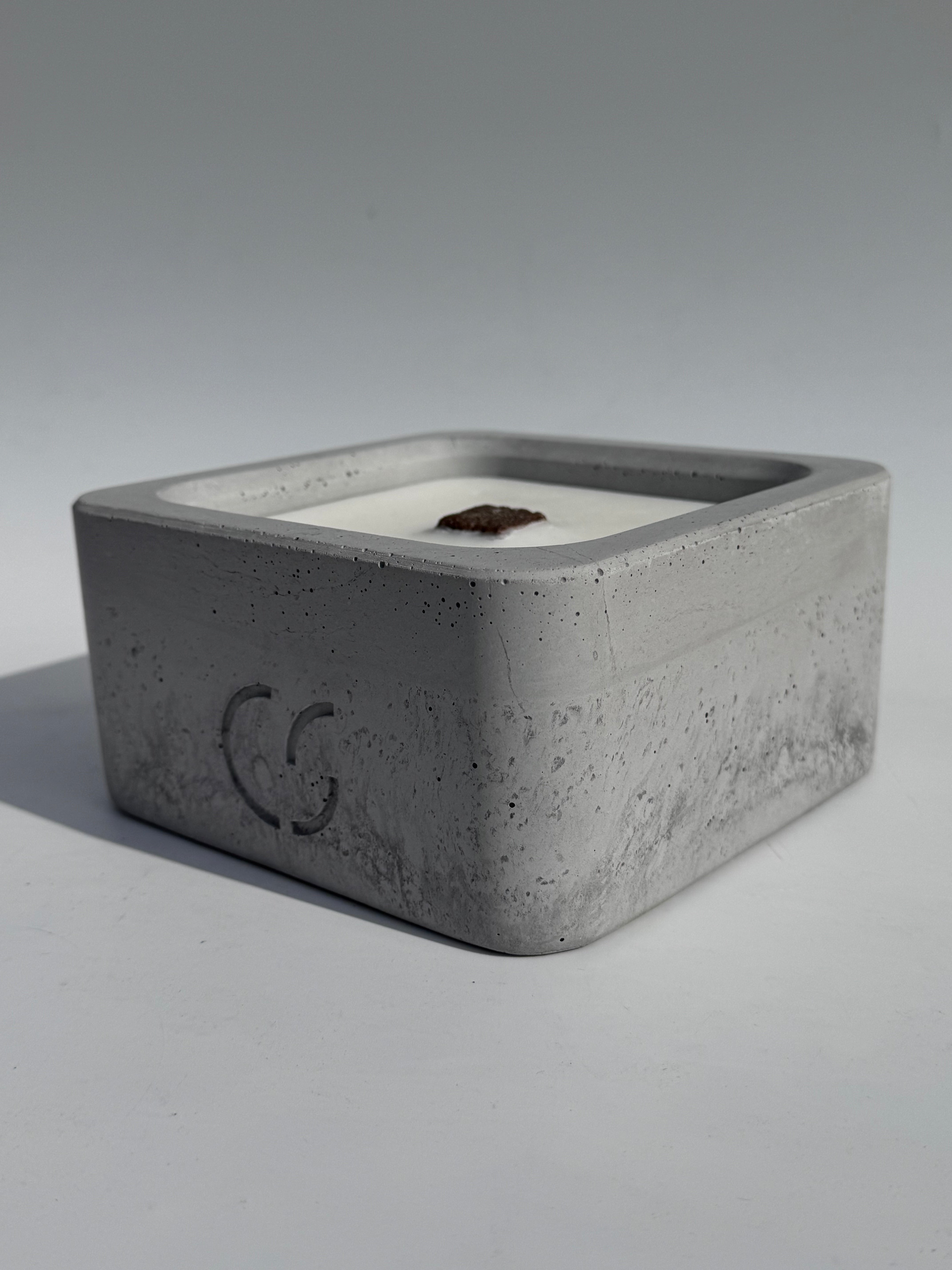 Beton - Tischfeuer Flach