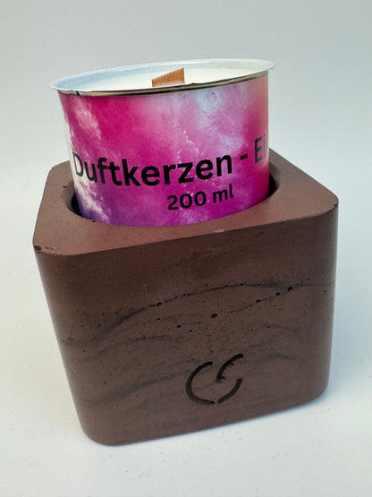 Knisterkerze VARIO-ODORE Nussbaum Braun