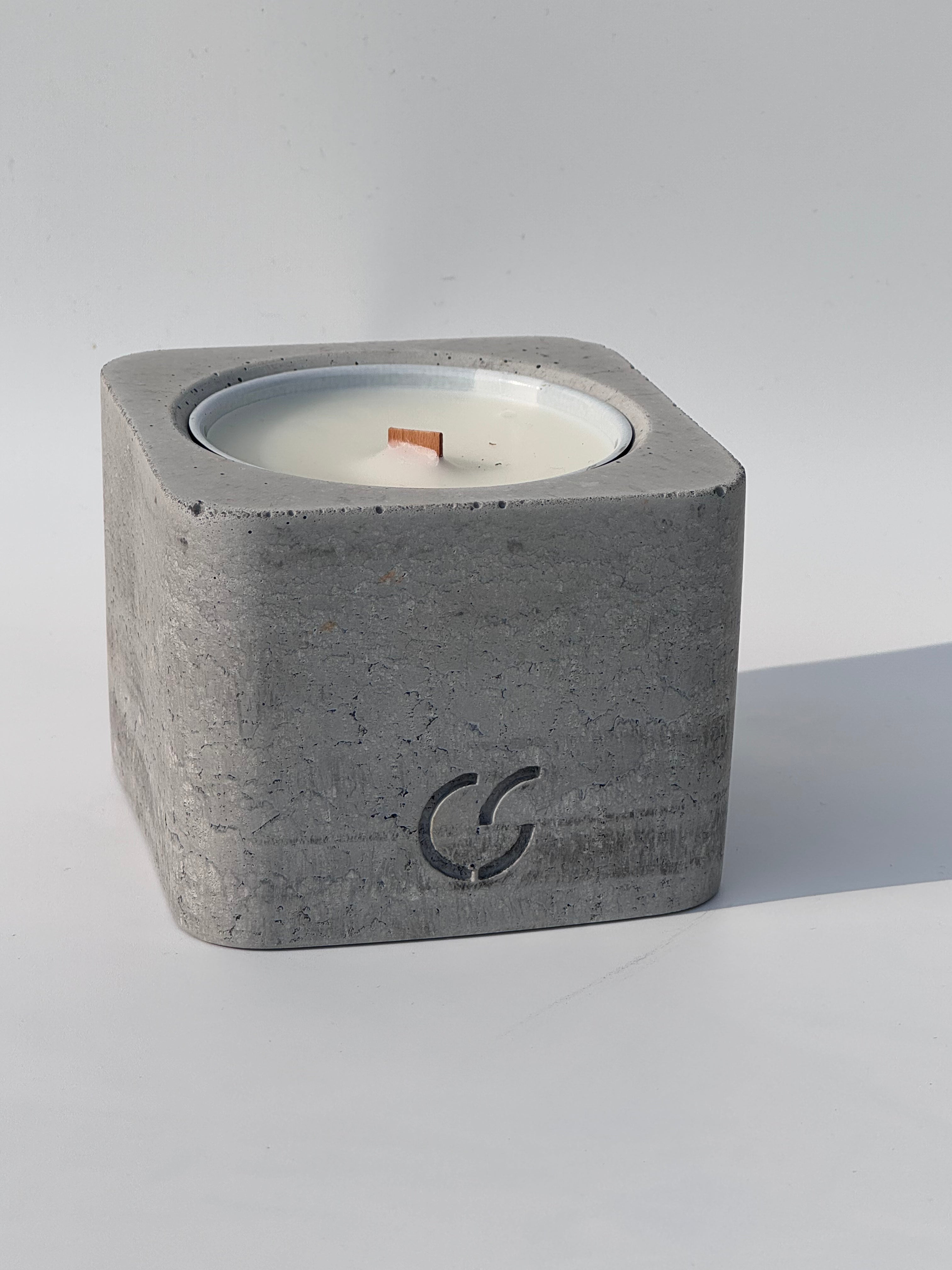 Duftkerze mit Holzdocht - Lavendel