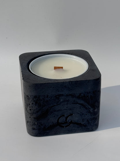 Duftkerze mit Holzdocht - Lavendel