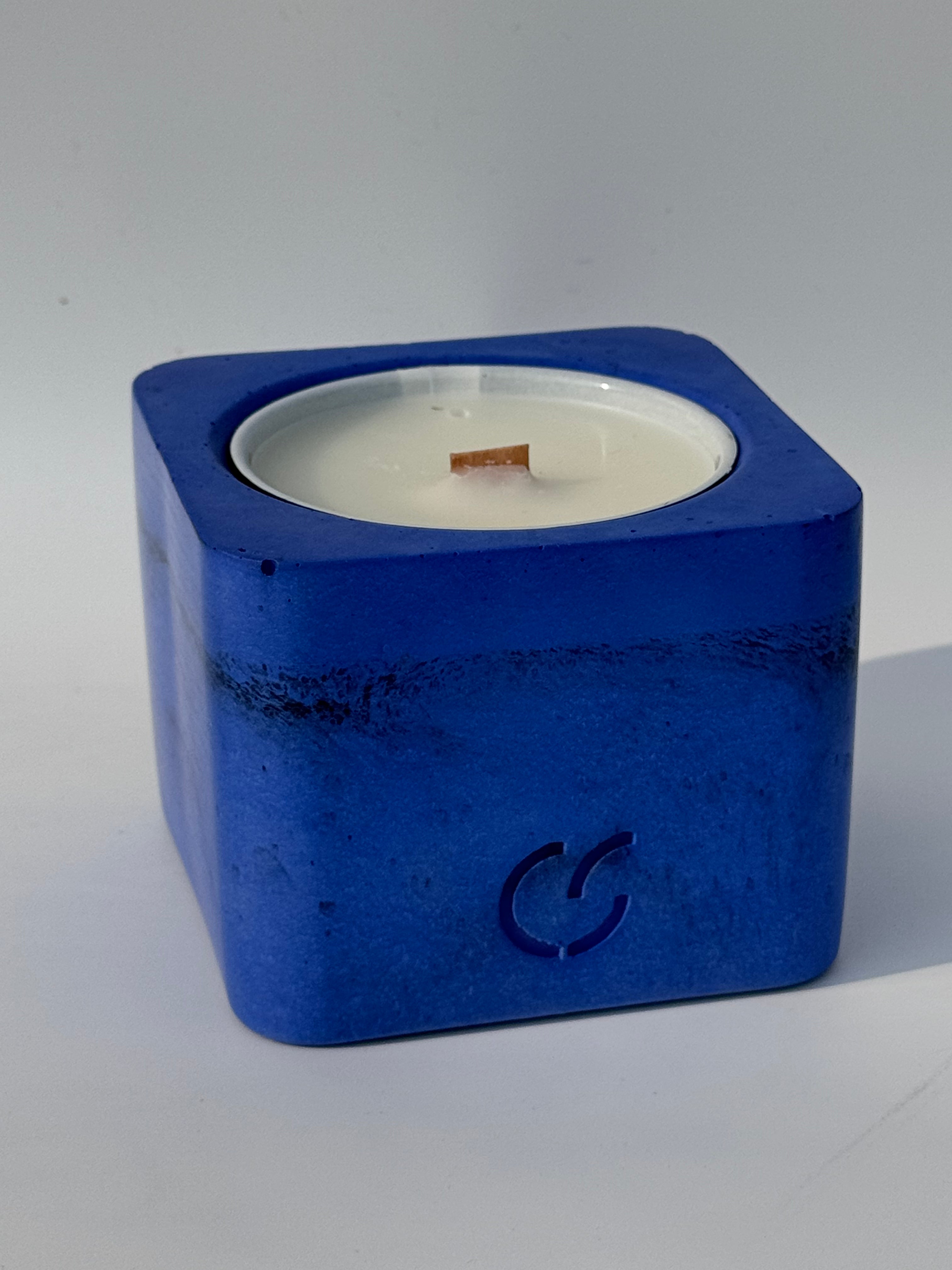 Duftkerze mit Holzdocht - Lavendel