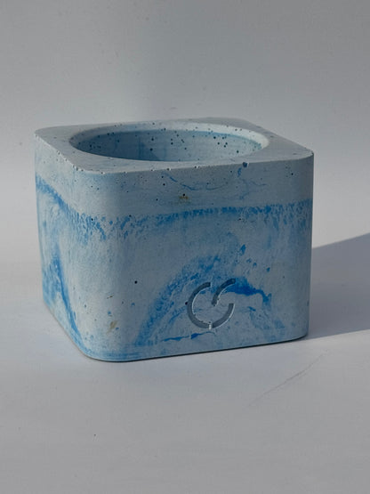 Duftkerze mit Holzdocht - Blue Wave