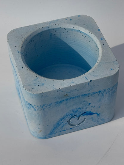 Duftkerze mit Holzdocht - Blue Wave