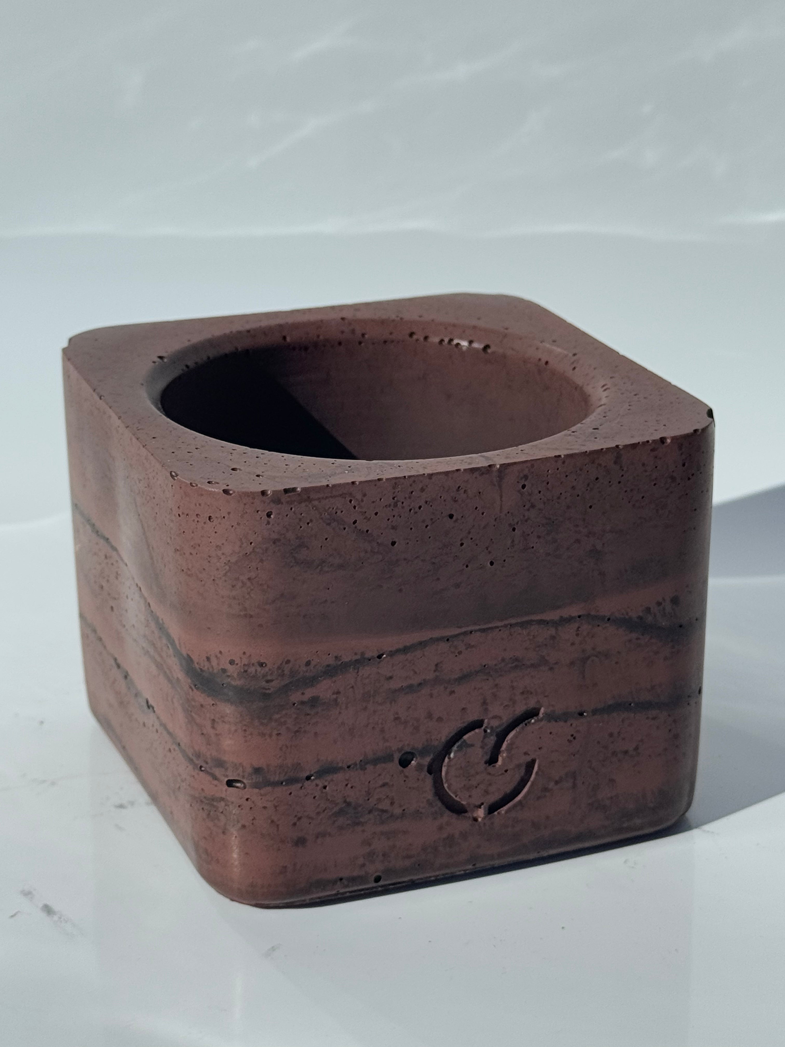 Nachhaltige Duftkerze mit Holzdocht