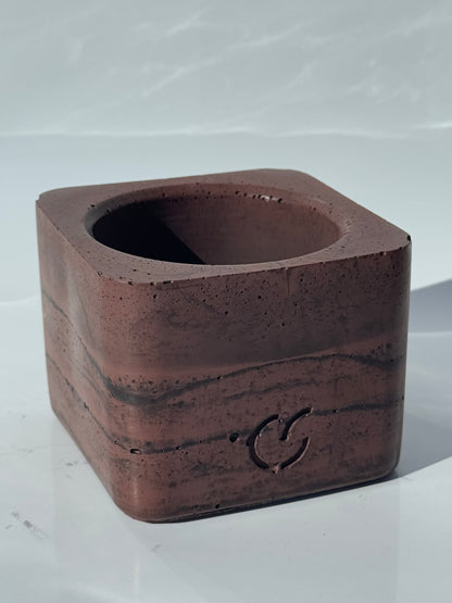 Nachhaltige Duftkerze mit Holzdocht