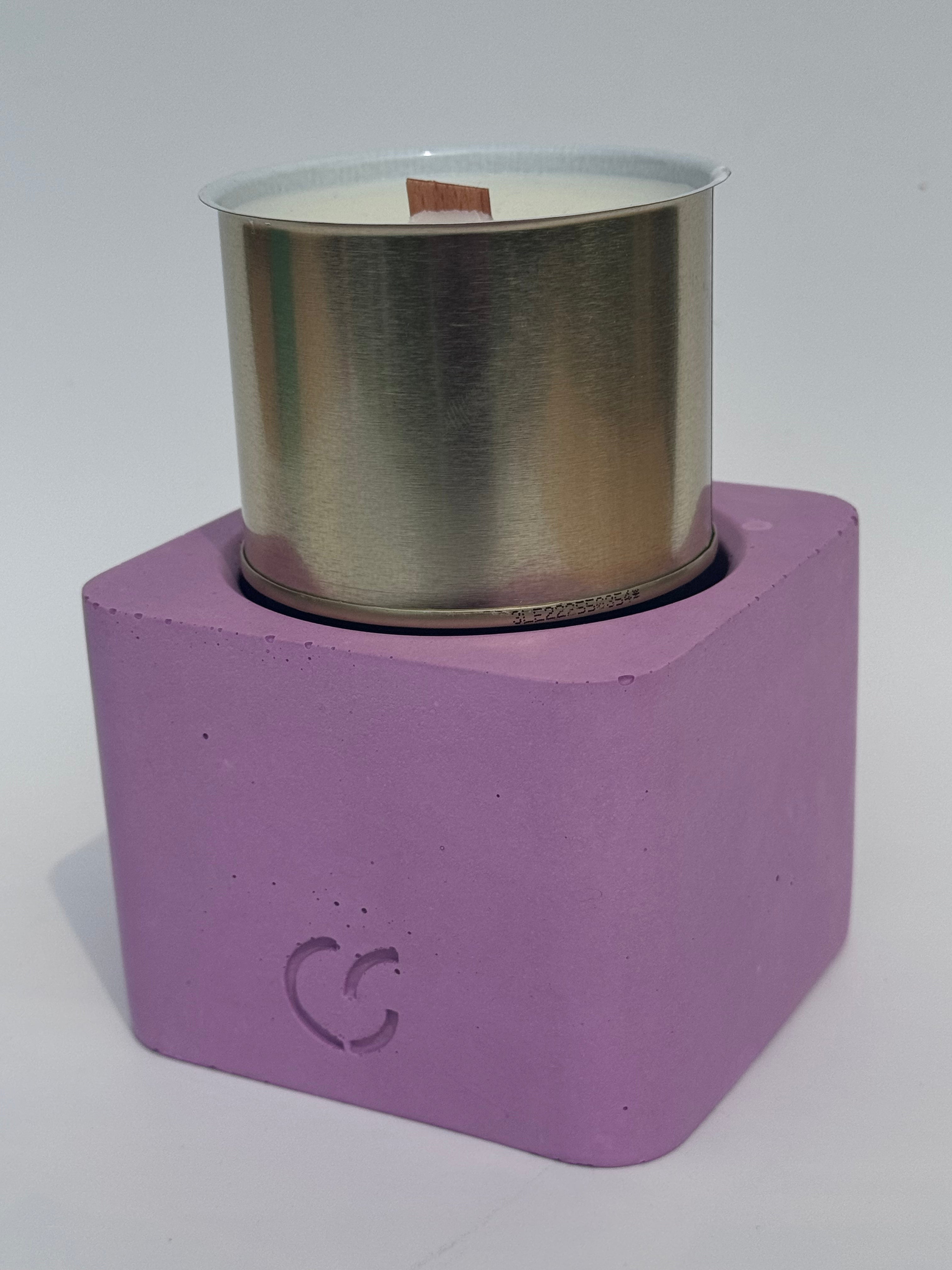 Nachhaltige Duftkerze mit Holzdocht