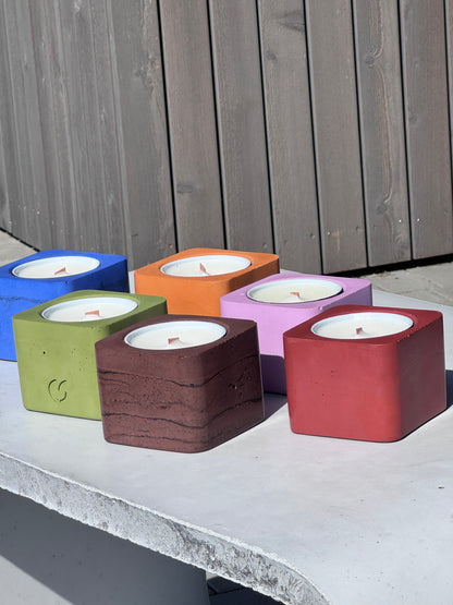 Duftkerze mit Holzdocht - Rom