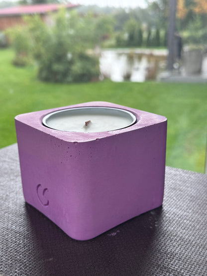 Nachhaltige Duftkerze mit Holzdocht