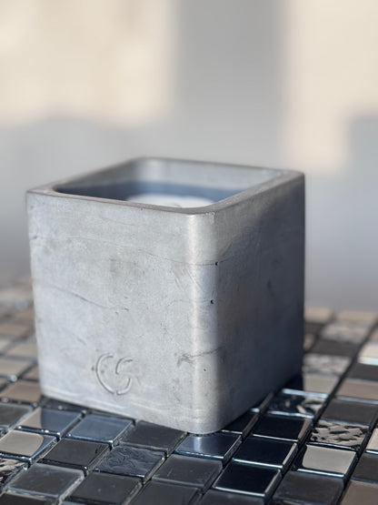 Beton-Tischfeuer mit Glasfaserdocht "SMART"