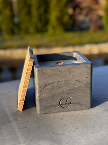 Beton - Tischfeuer "CUBE"
