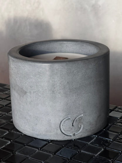 Outdoor-Tischfeuer "PLAIN" Beton-Design & Geschenkidee