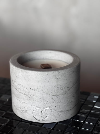 Outdoor-Tischfeuer "PLAIN" Beton-Design & Geschenkidee