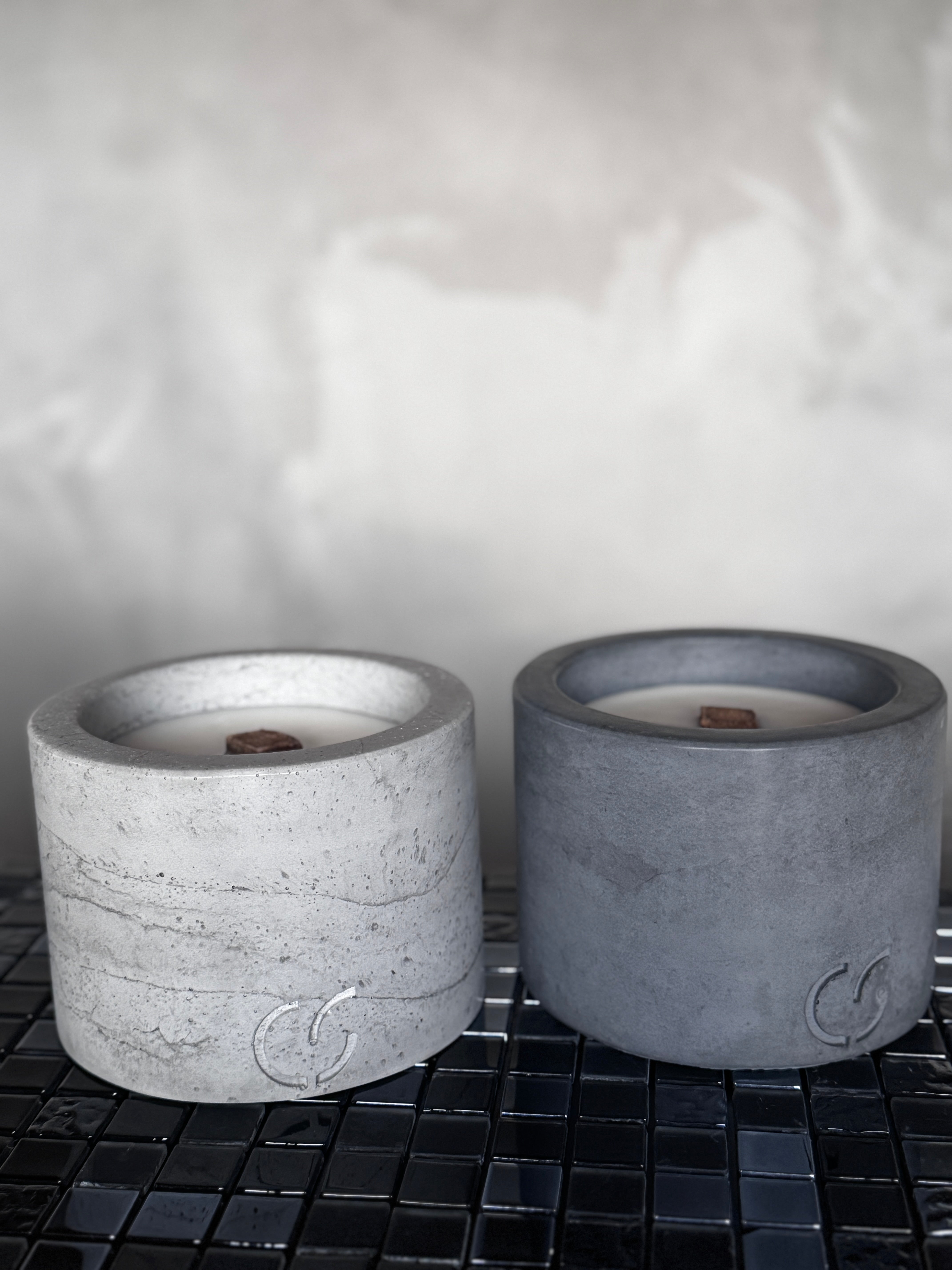Outdoor-Tischfeuer "PLAIN" Beton-Design & Geschenkidee